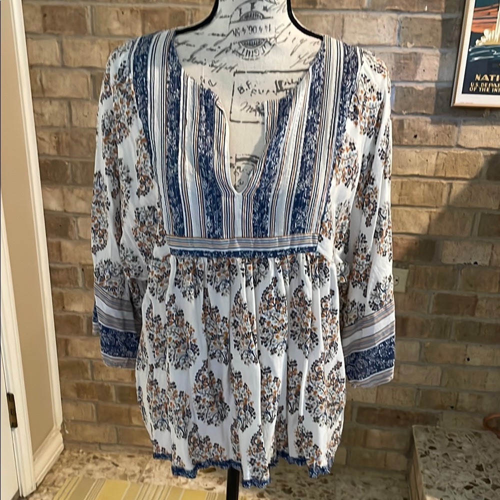 Lucky Brand Boho Tunic Top